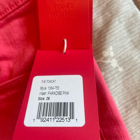 NWT MOTHER DENIM Paradise Pink - Picture 14 of 16